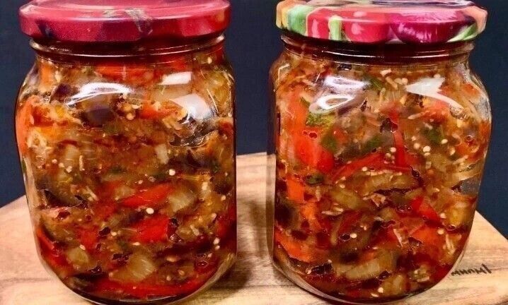 Как подготовить вкуснейший салат из сладкого перца и баклажанов на зиму