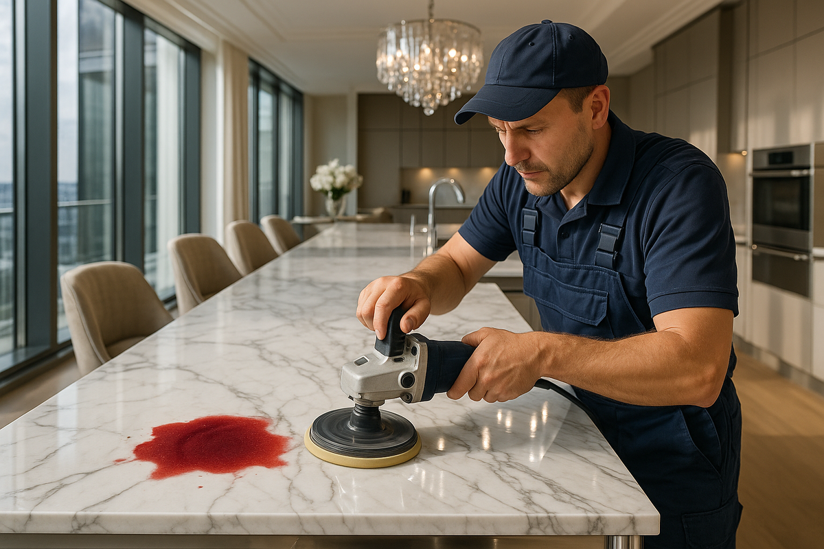 Как спасти мраморную столешницу от вина: эффективные советы