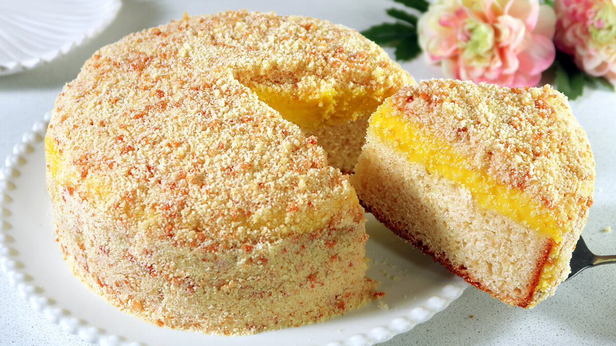 Нежный апельсиновый пирог: идеальное лакомство к чаю