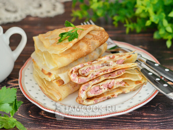 Блинчики выходного дня: вкусный рецепт с начинкой