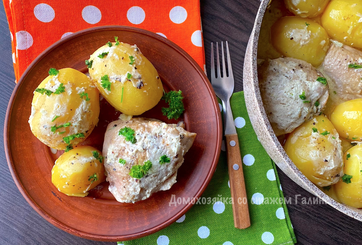 Курица с картошкой: простой и вкусный рецепт для семейного обеда