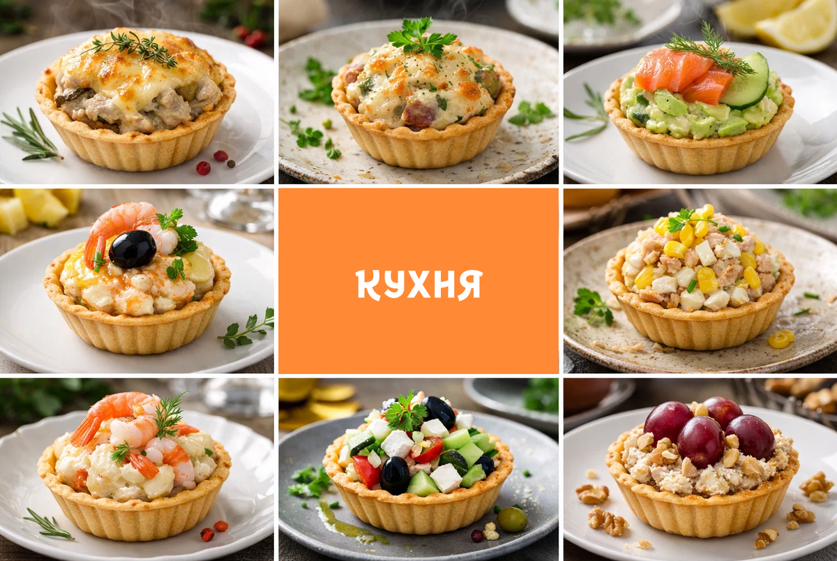 Тарталетки для новогоднего стола: 8 запоминающихся начинок