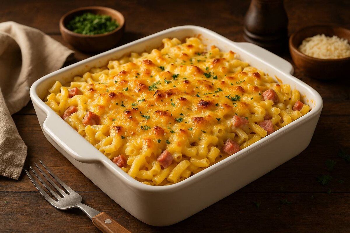 Макароны, которые станут вашим любимым блюдом: сырная запеканка за полчаса