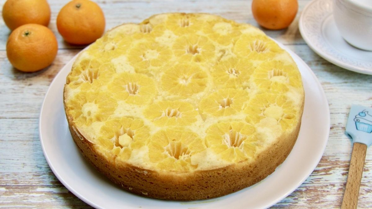 Восхитительный мандариновый пирог: быстро, просто и очень вкусно!