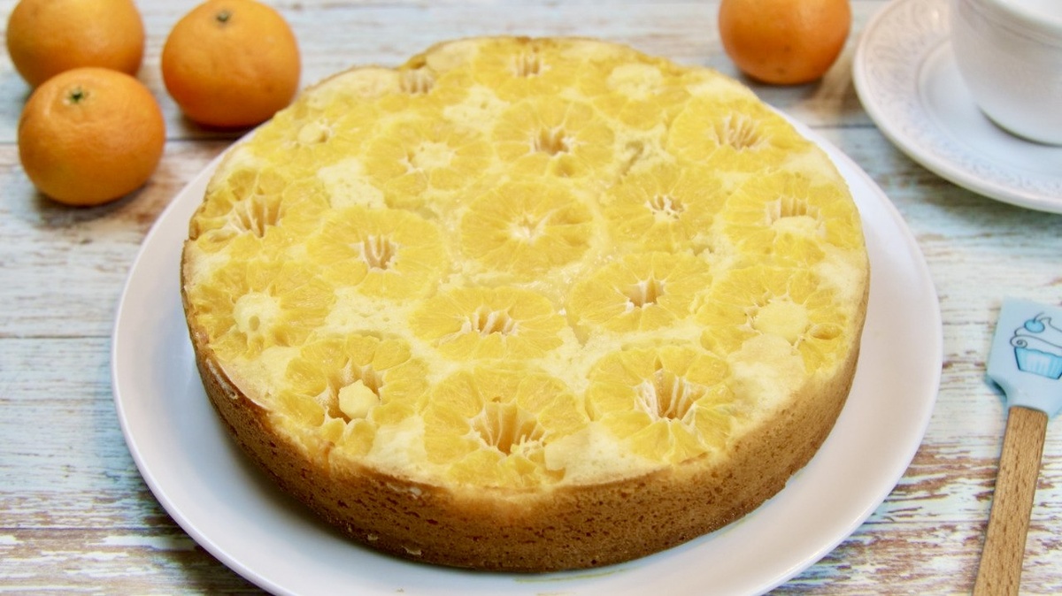 Восхитительный мандариновый пирог: быстро, просто и очень вкусно!