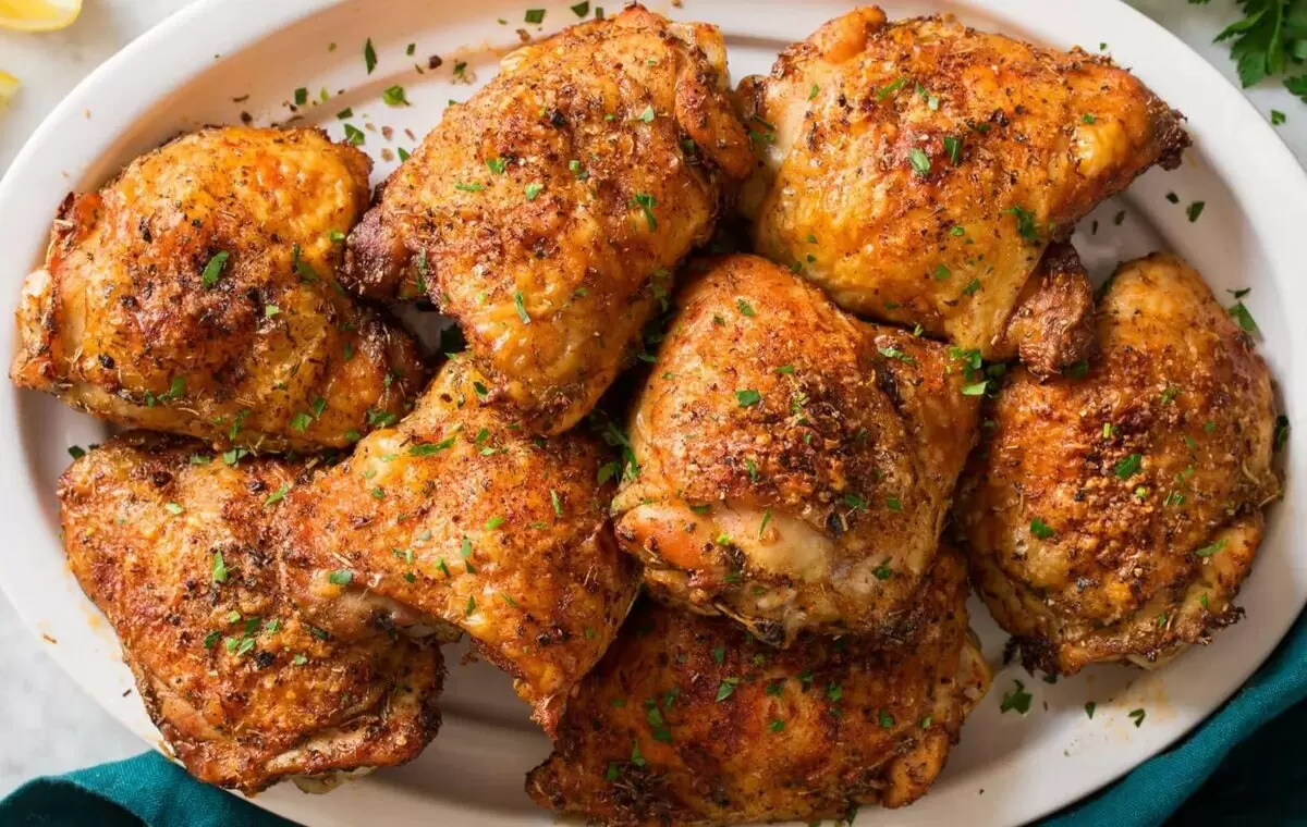 Как добиться идеальных куриных бедер с хрустящей корочкой