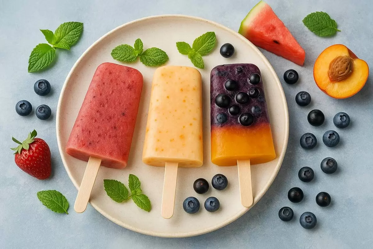 Летние радости: схватите освежающий фруктовый лёд без сахара