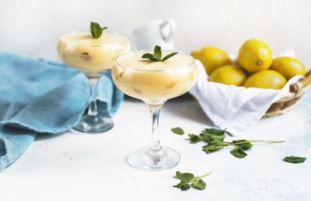 Тирамису с лимонным курдом