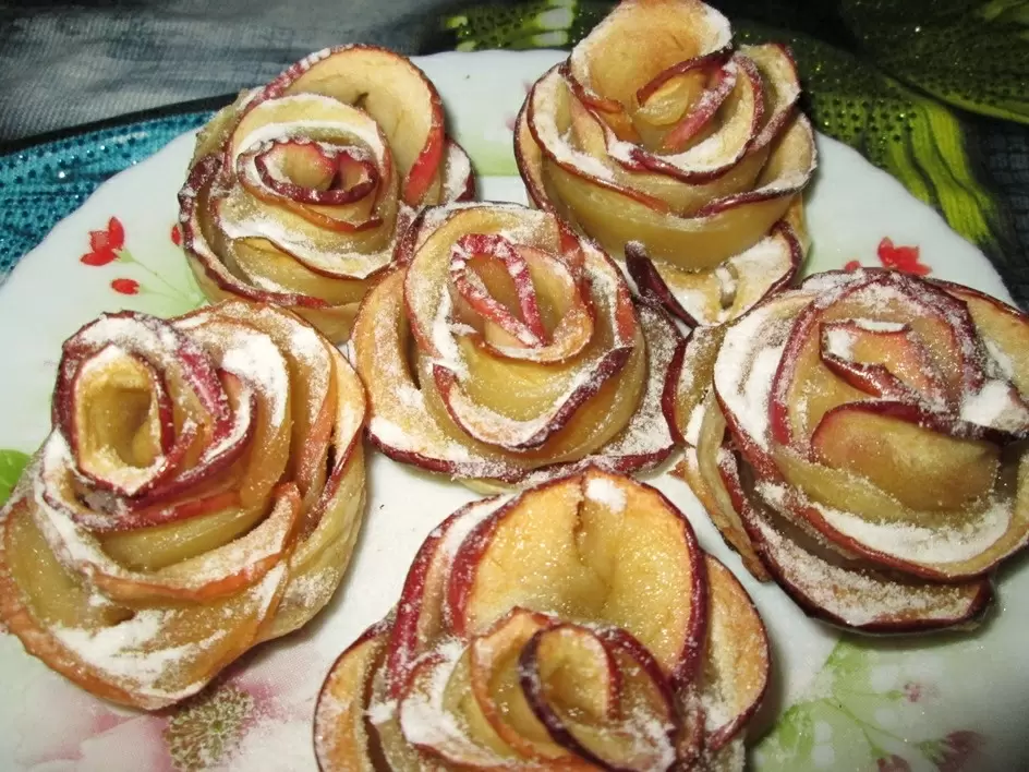 Яблочные розы: удивительный десерт в стиле кулинарного искусства