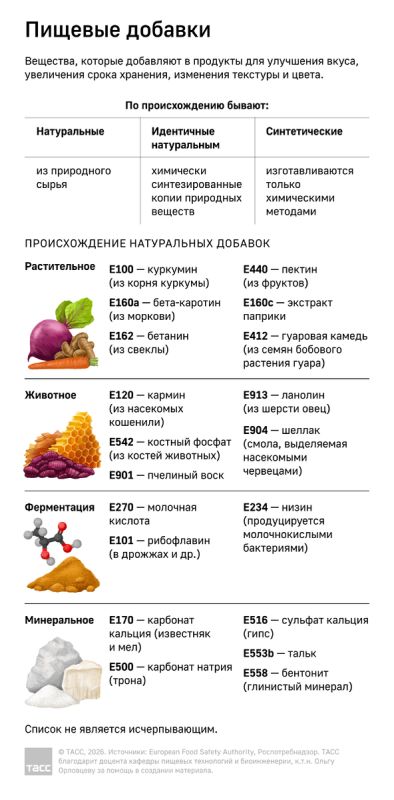 Что означают пищевые добавки и как они влияют на нашу еду