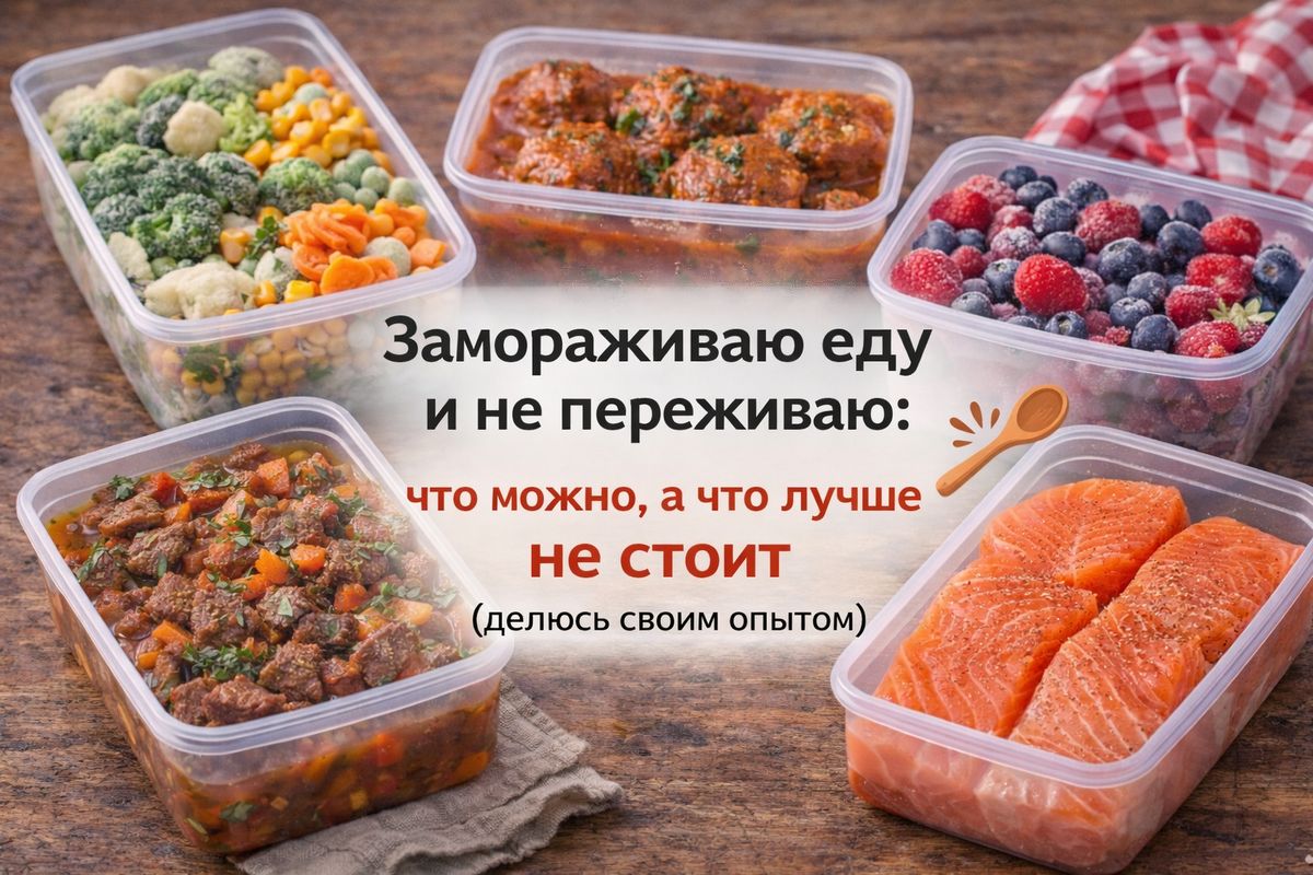 Замороженные продукты: что стоит хранить в морозилке, а что лучше избежать