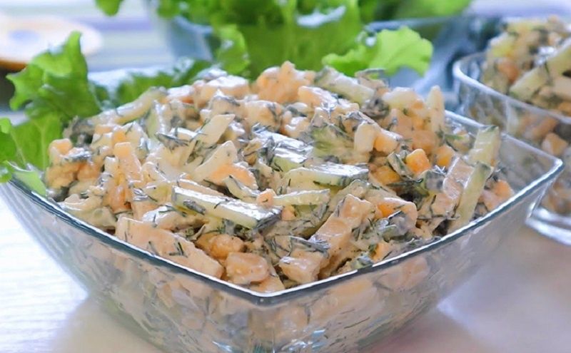 Сочный овощной салат без мяса: простота, свежесть и вкус в одном блюде
