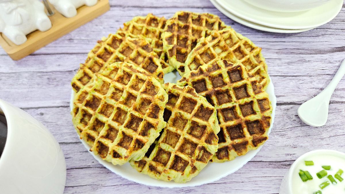 Вкусные и полезные кабачковые вафли для здоровья